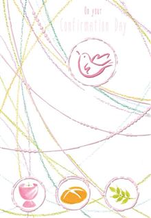 Girl - Dove & Multi Coloured Streokes